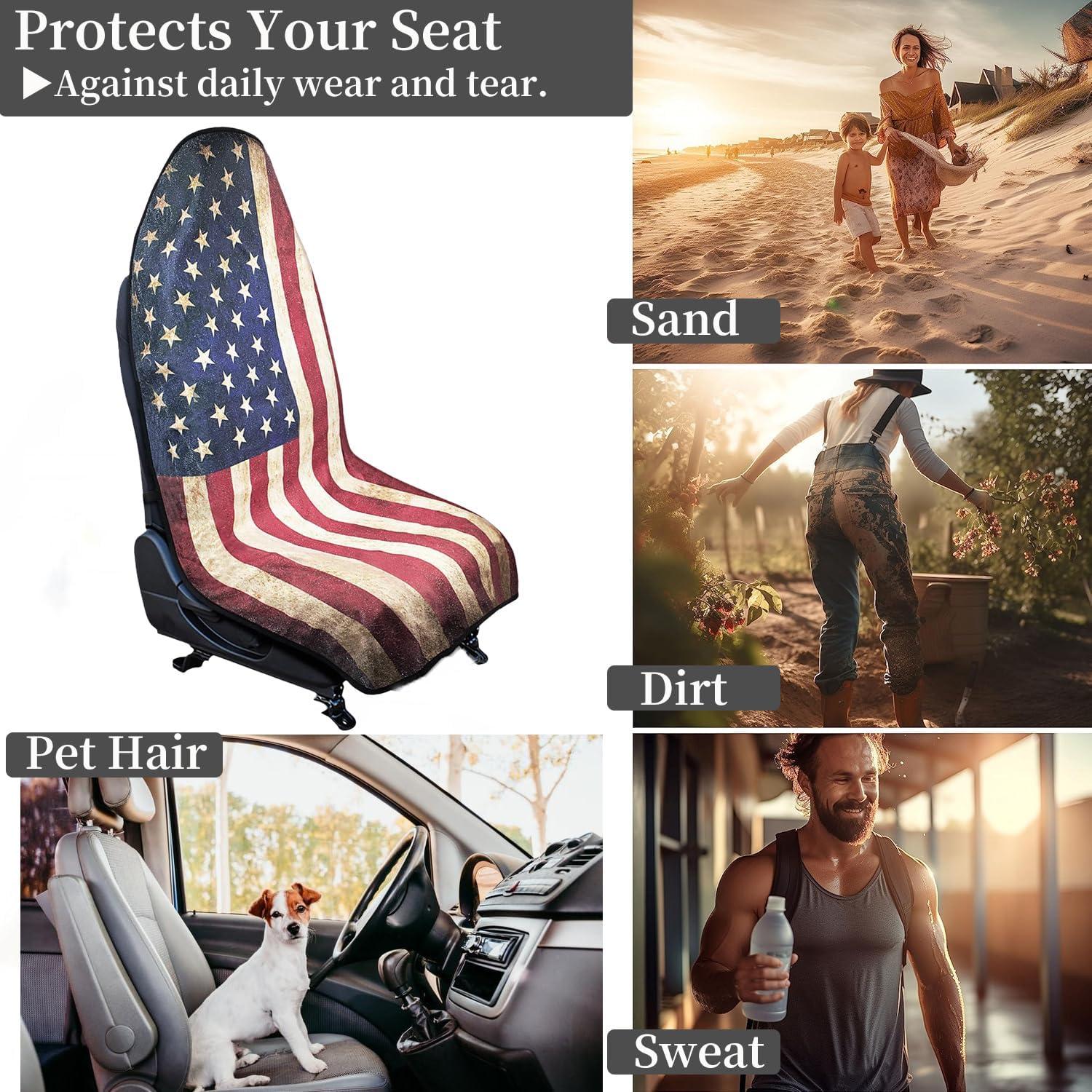 Cubierta de Asiento de Toalla VOPHIA Impermeable Ajuste Universal