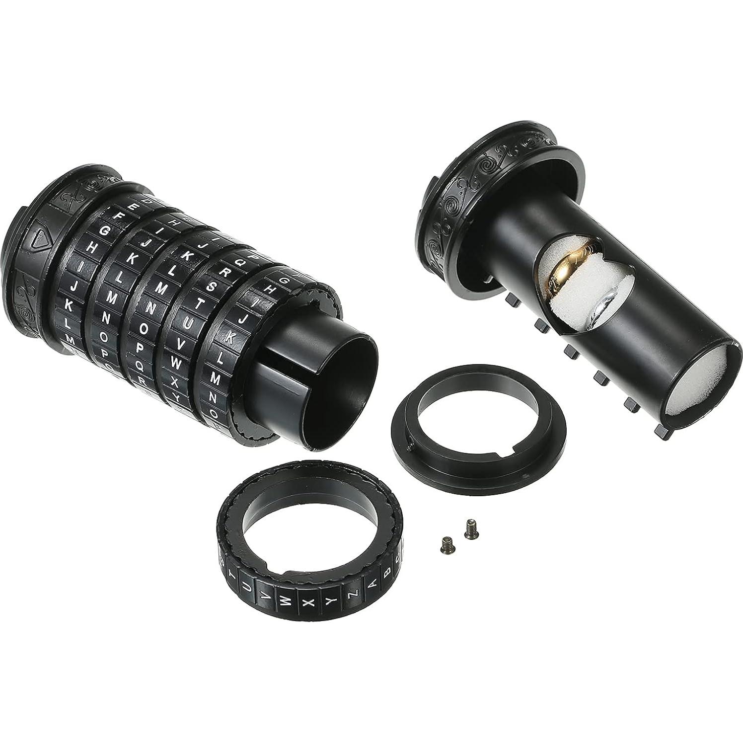 Cryptex Código Da Vinci Mini Negro Regalo Sorpresa