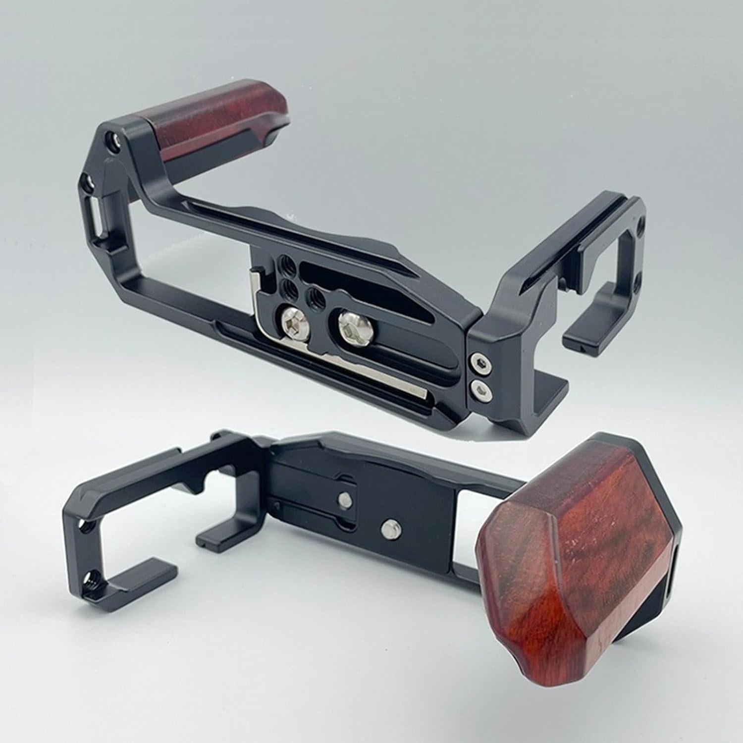 Soporte de agarre en L SZZCN para cámara Fuji X-T5 - Negro