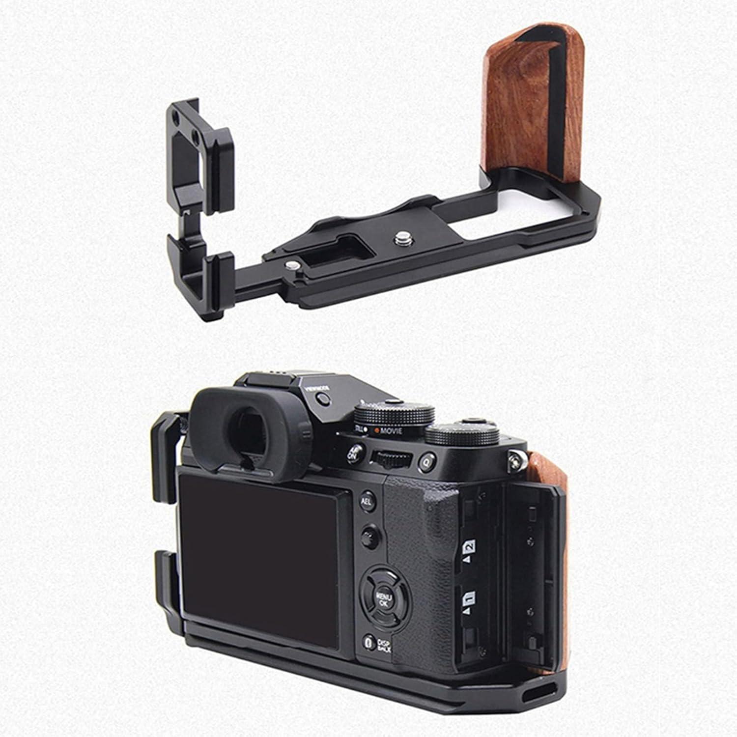 Soporte de agarre en L SZZCN para cámara Fuji X-T5 - Negro