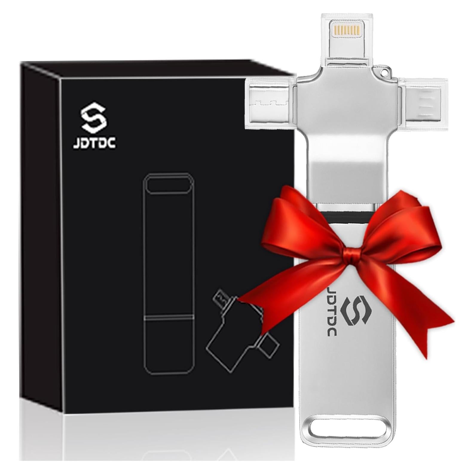 Stick de Copia de Seguridad Automática JSL JDTDC 128GB para iPhone, iPad, Android, PC y Mac