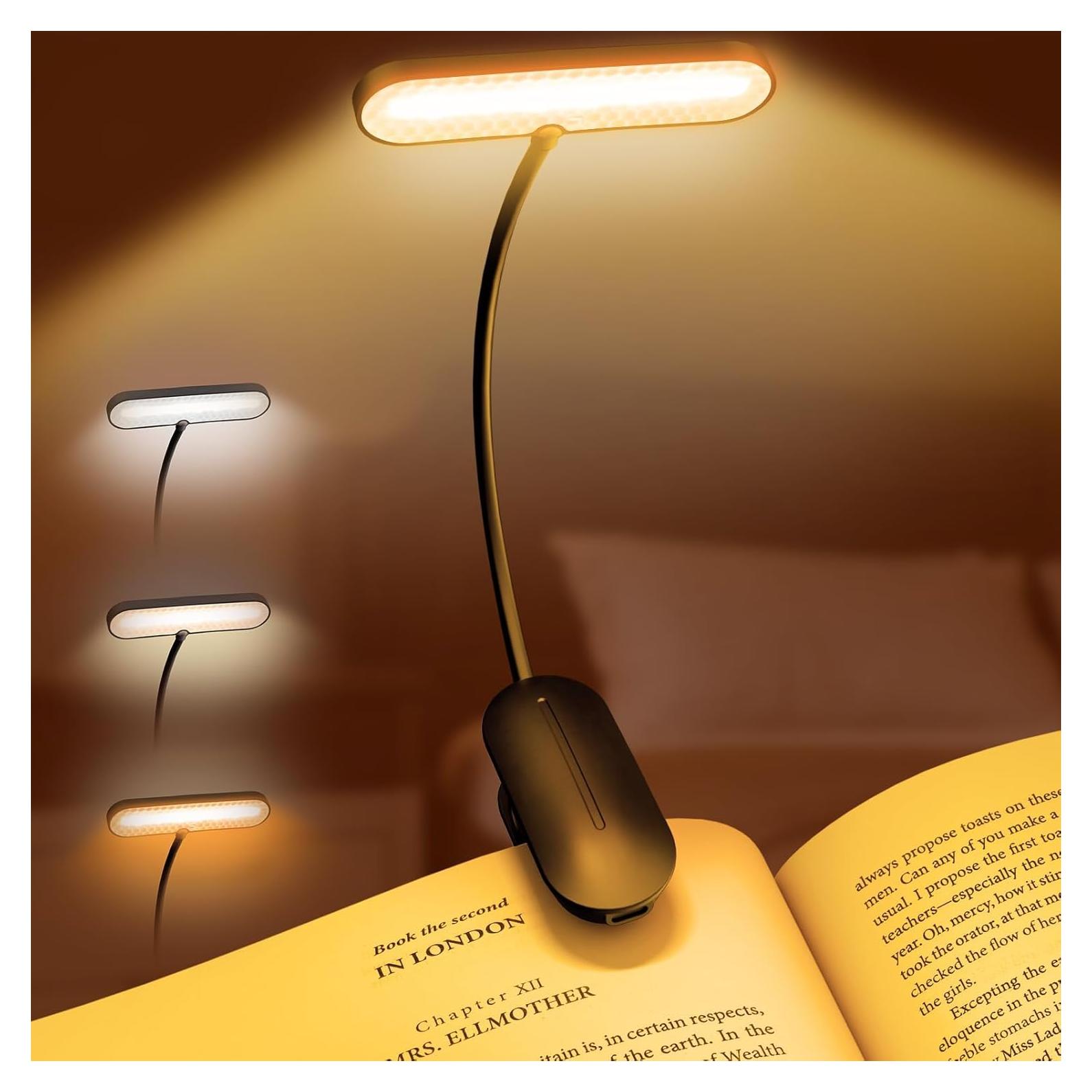 Luz de libro recargable SUEÑO DEL ARTISTA 14 LEDs 3 colores