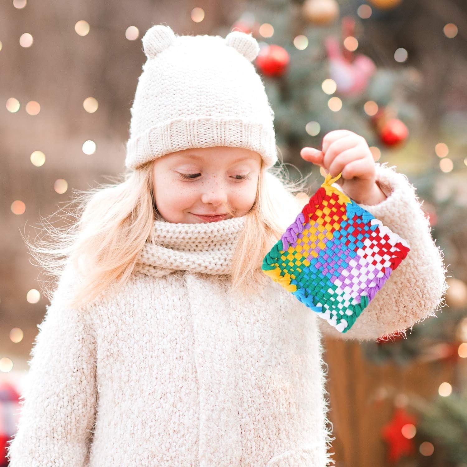 Aodaer 192 Piezas Telares de Ganchillo Multicolores 12 Colores