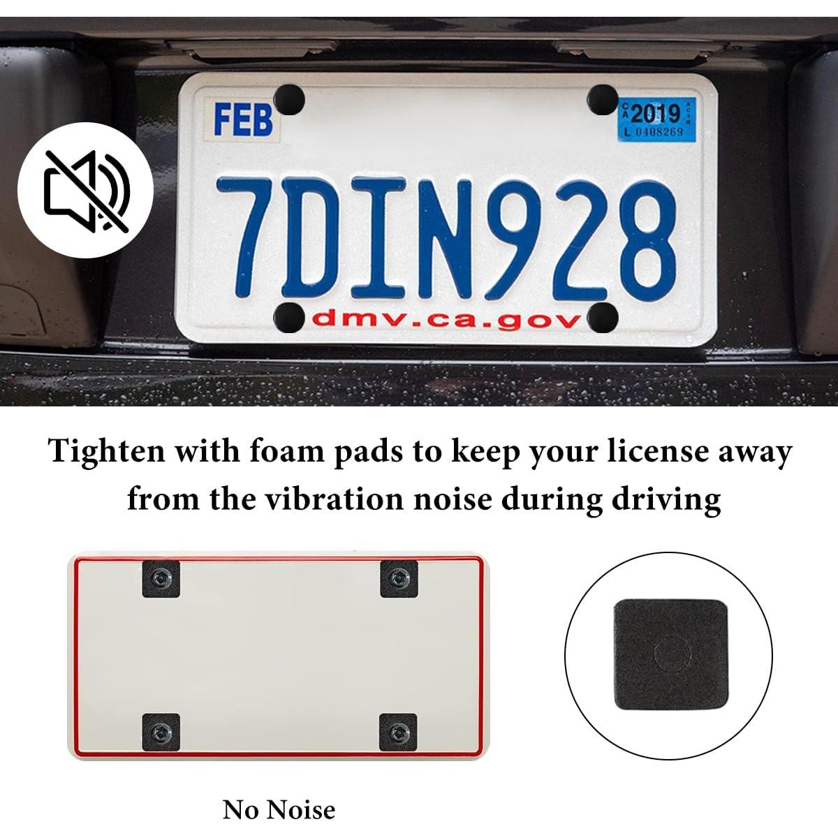 Kit de Tornillos Antirrobo para Placas de Licencia NYTKL M6