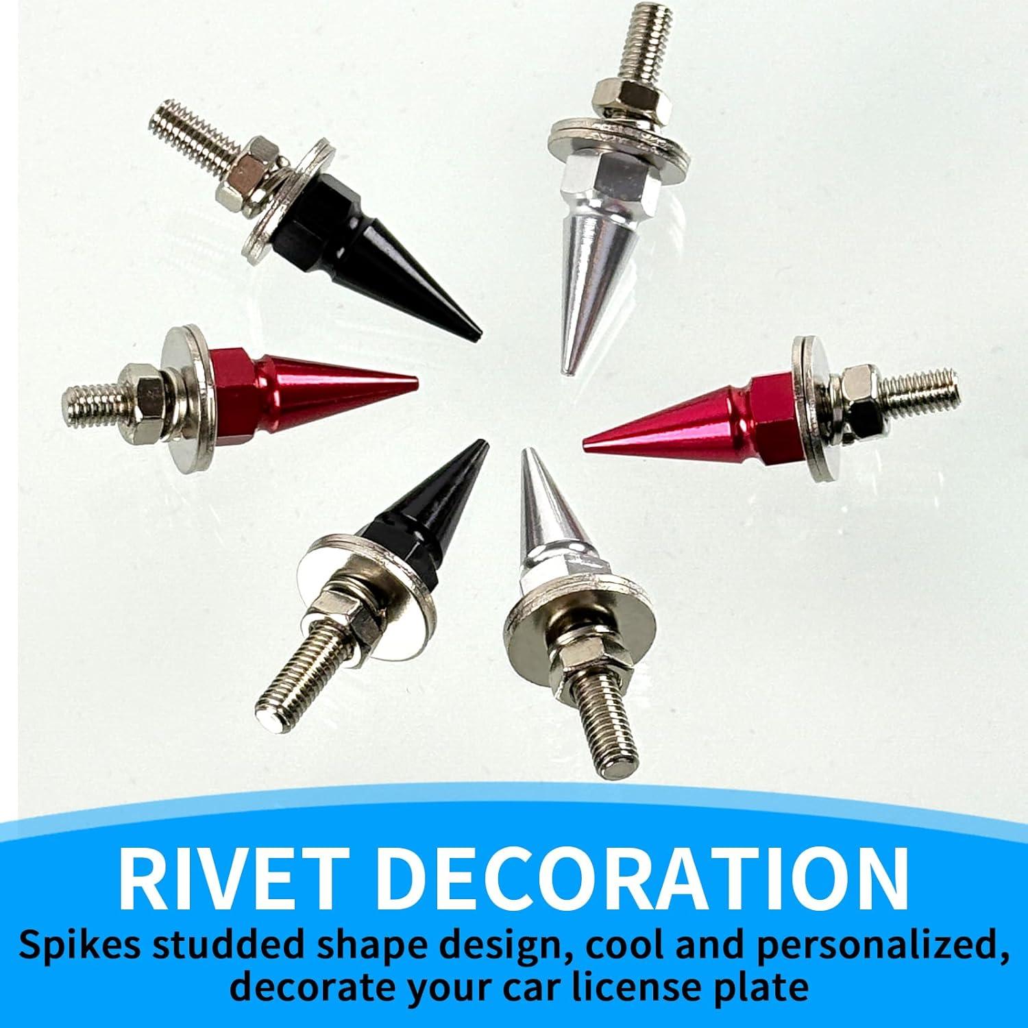 Tornillos para Placas de Matrícula MCSDFN Antirrobo 4 Piezas