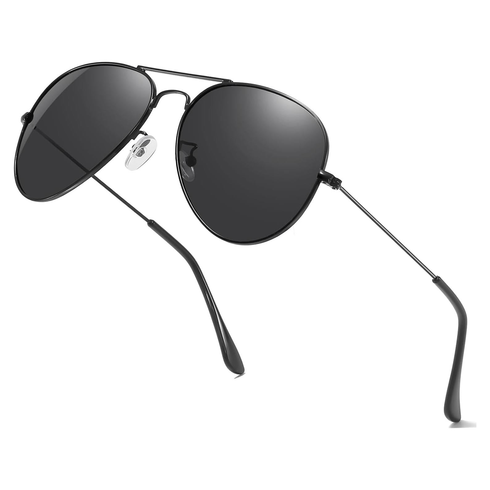 Gafas de sol aviador polarizadas AISSWZBER UV400 unisex