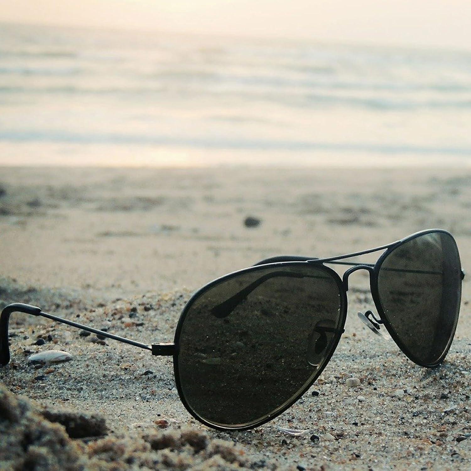 Gafas de sol aviador polarizadas AISSWZBER UV400 unisex