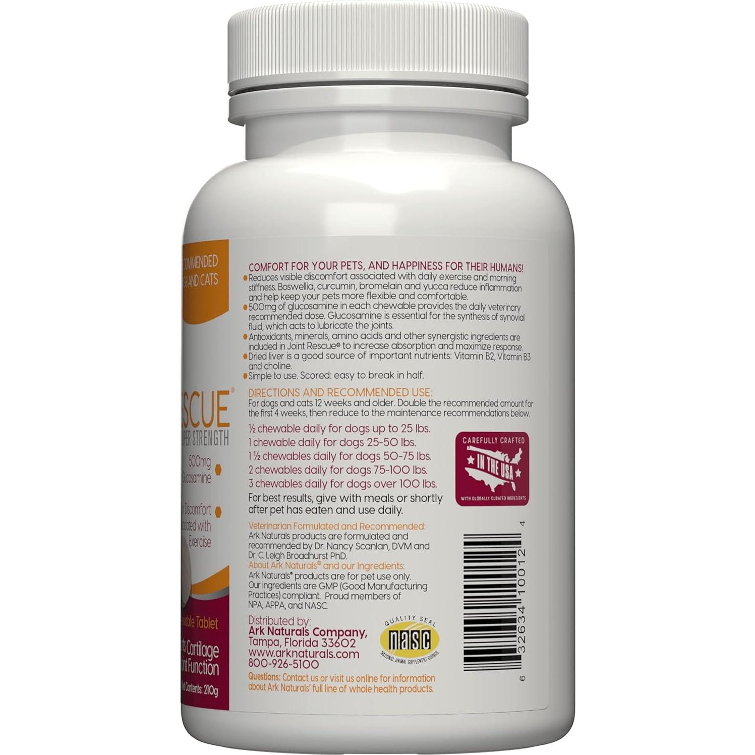 Suplemento Articular para Perros Ark Naturals 60 Tabletas