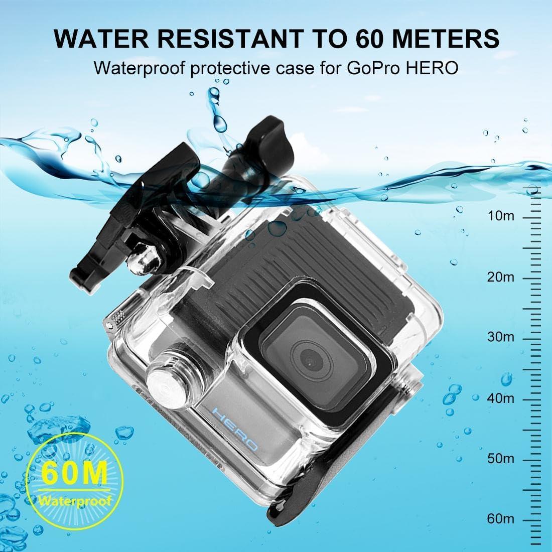 Funda Impermeable PULUZ para GoPro Hero 4K 60m Buceo