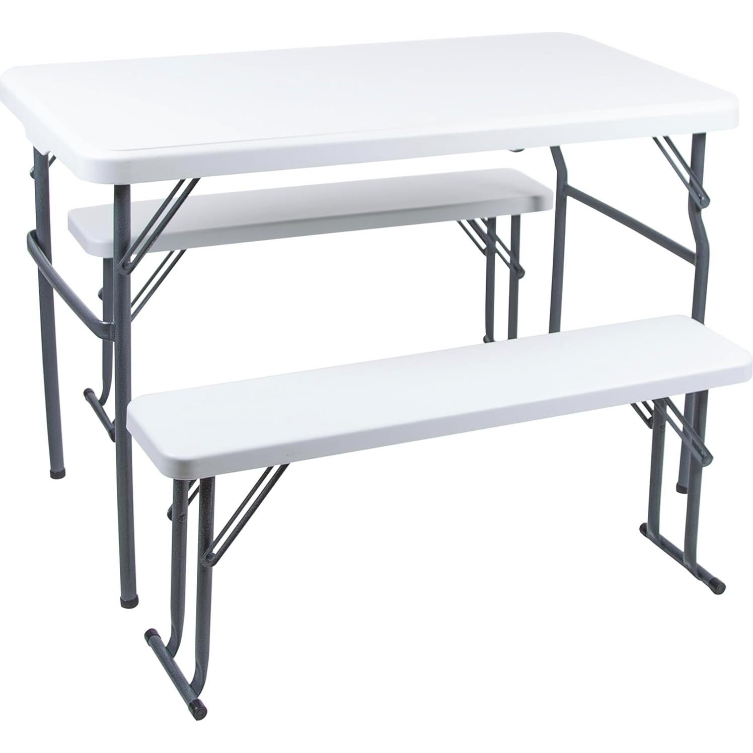 Mesa de Campamento Stansport 616-100 con Bancos Ocultos