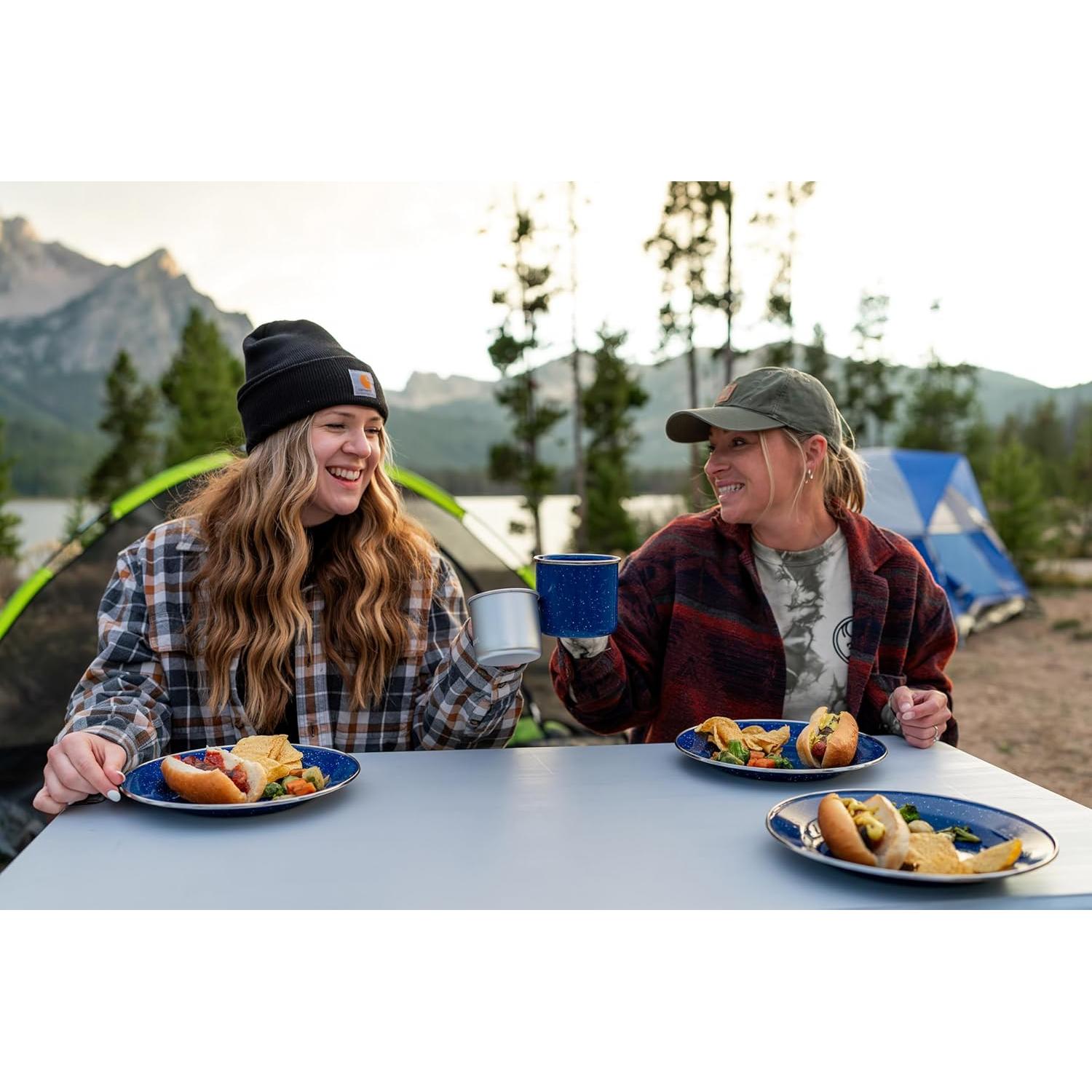 Mesa de Campamento Stansport 616-100 con Bancos Ocultos