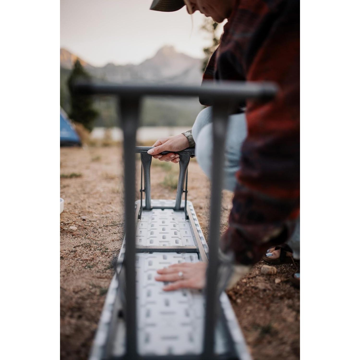 Mesa de Campamento Stansport 616-100 con Bancos Ocultos