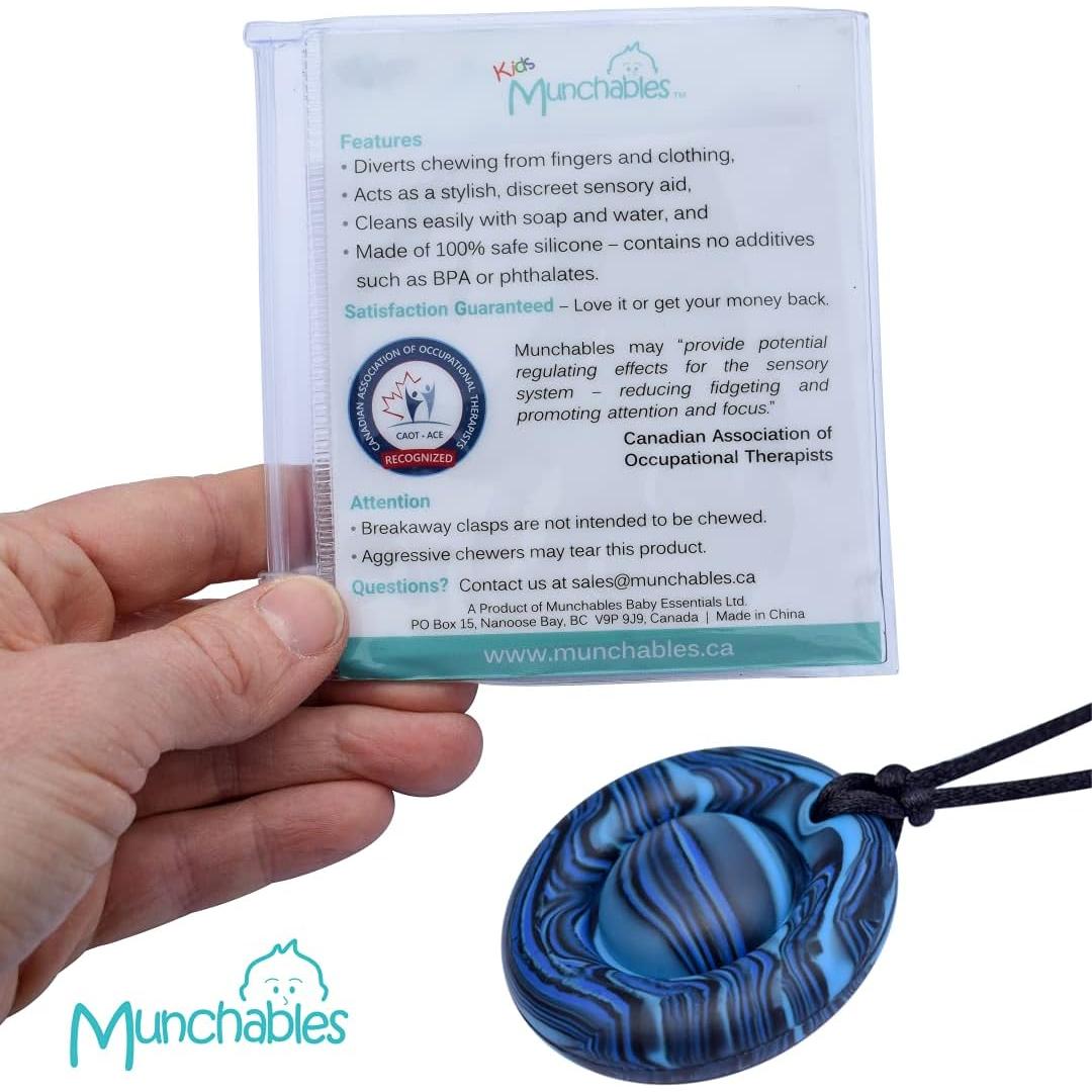 Collar Munchables Antiestrés Sensory Bubble Popper Marino