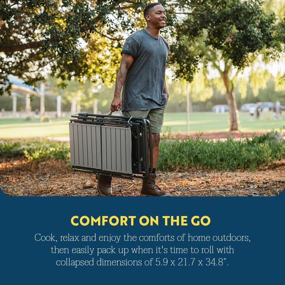 Mesa de Cocina Plegable GCI Outdoor con Fregadero 143x55cm