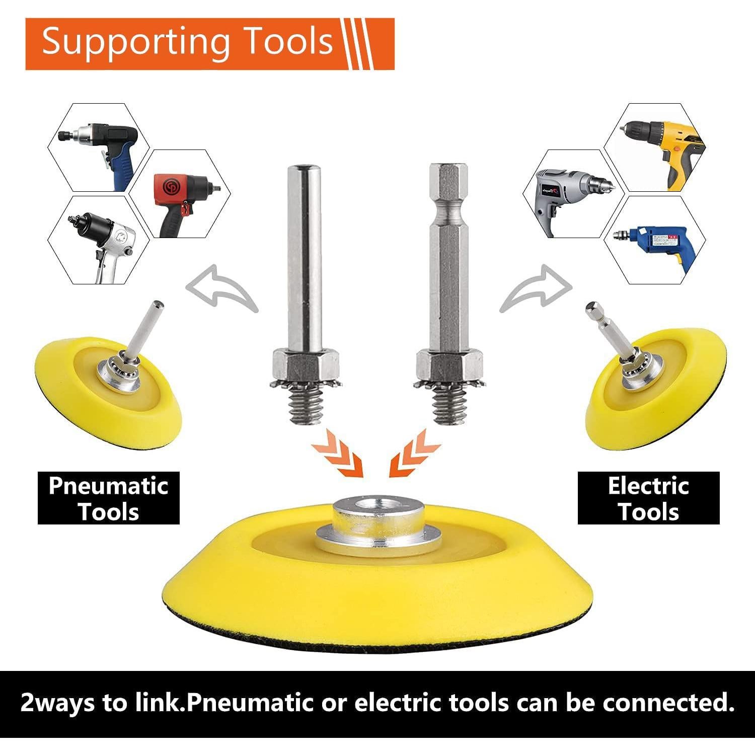 Kit de Pulido y Lijado 98 Piezas Zhi Ye 3 Pulgadas