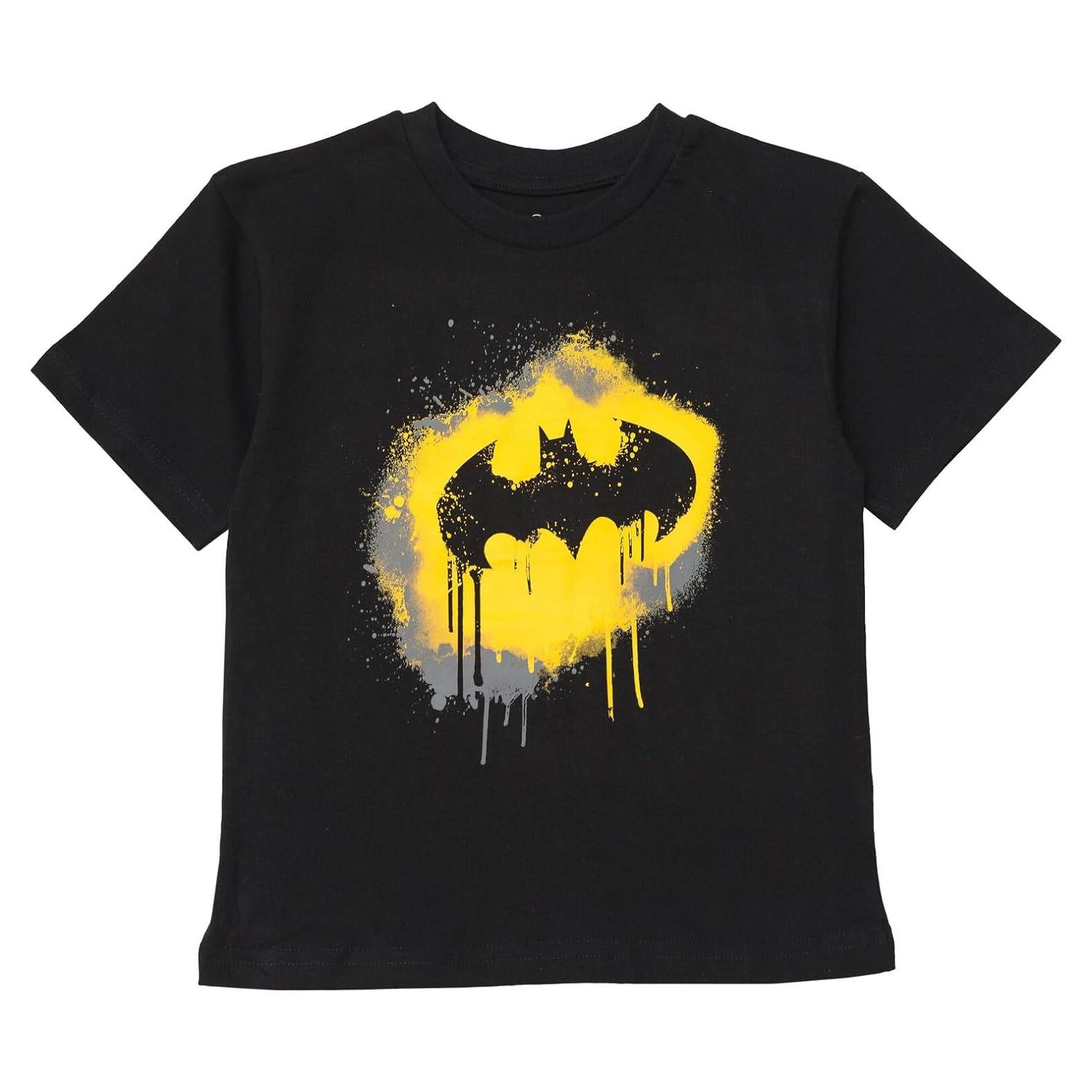 Camiseta DC Comics para Niños Batman 100% Algodón 4T