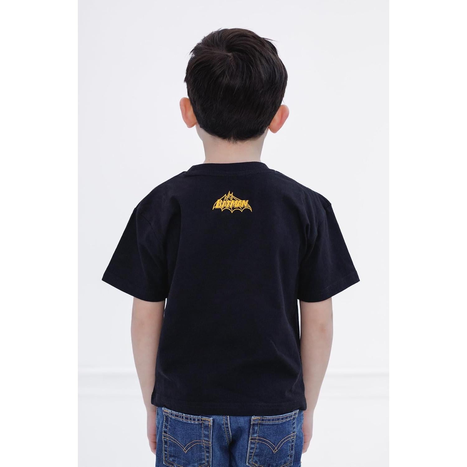 Camiseta DC Comics para Niños Batman 100% Algodón 4T