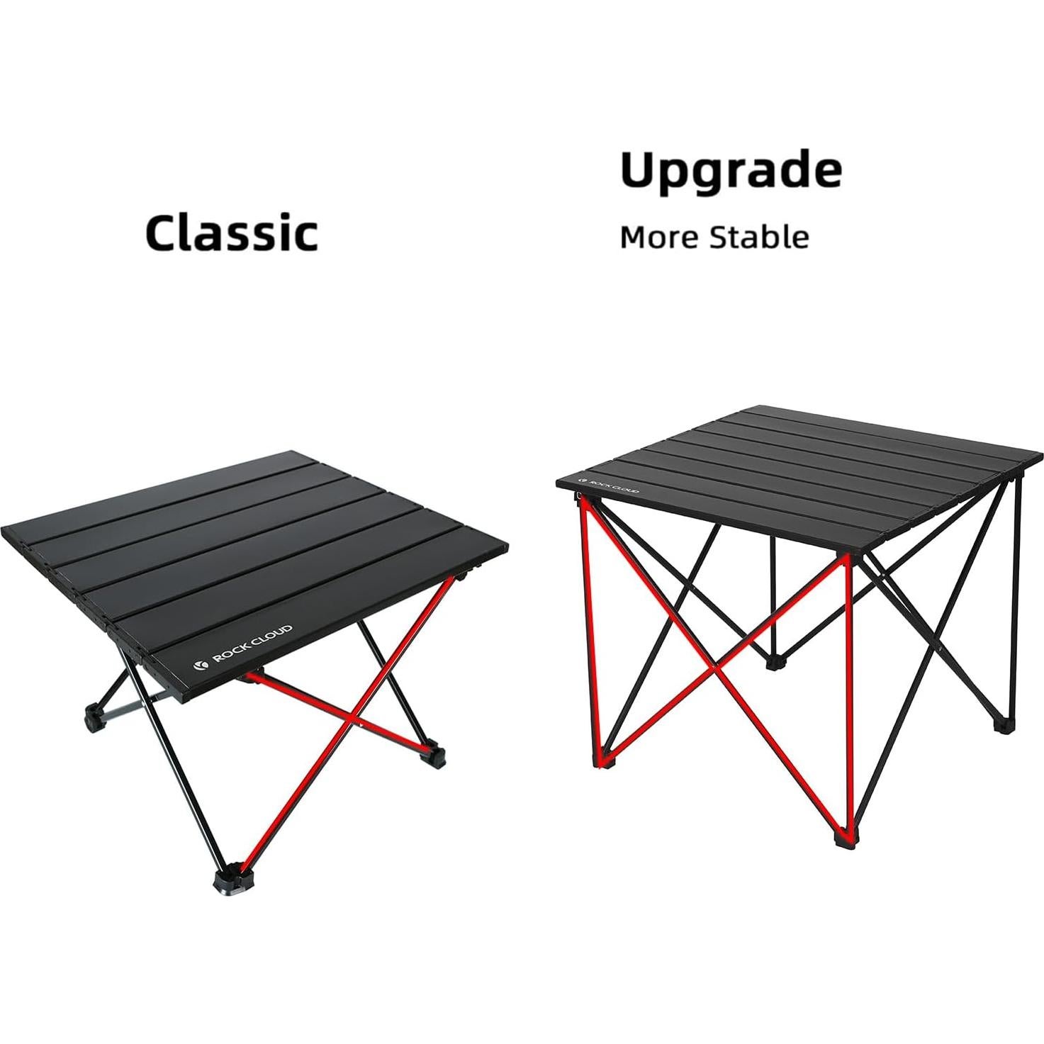 Mesa de Camping ROCK CLOUD Plegable Aluminio 0.91 kg