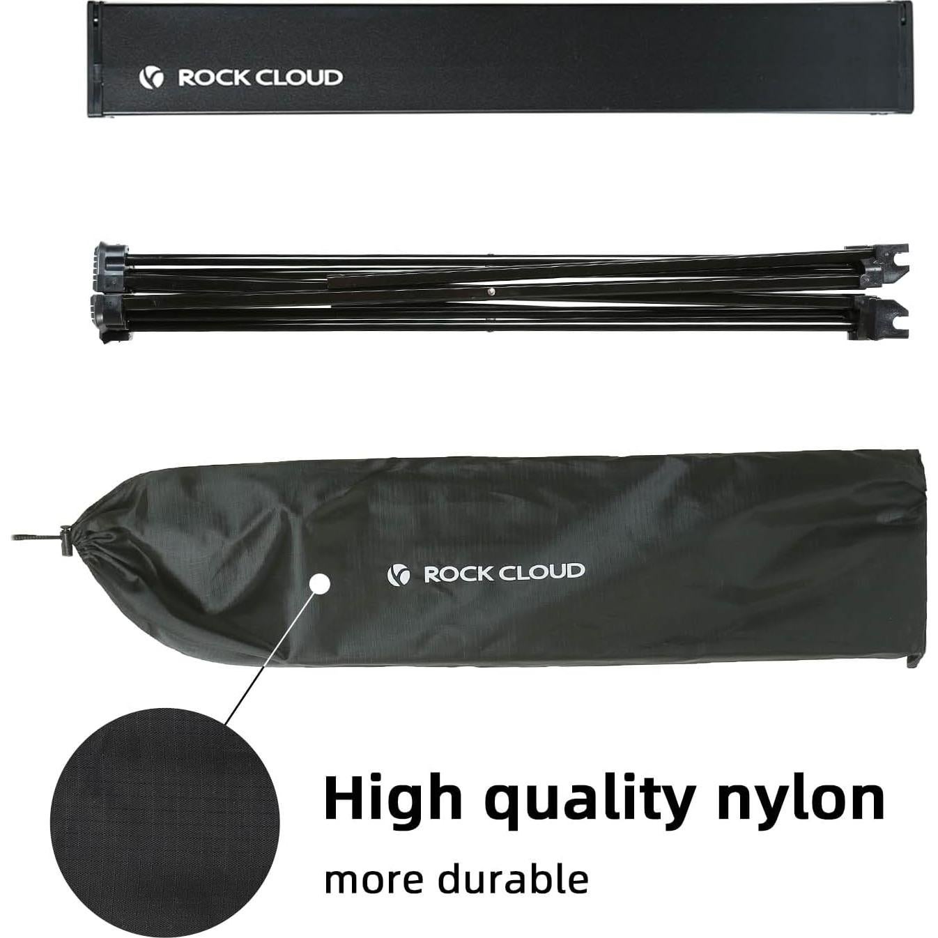 Mesa de Camping ROCK CLOUD Plegable Aluminio 0.91 kg