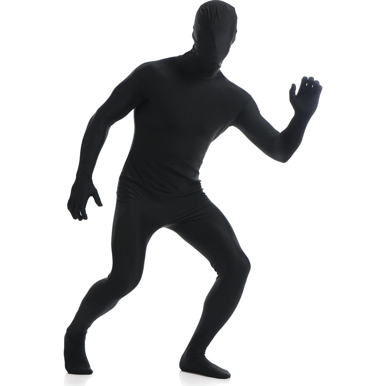 Disfraz Body Spandex Unisex ATHX Halloween Cosplay Negro