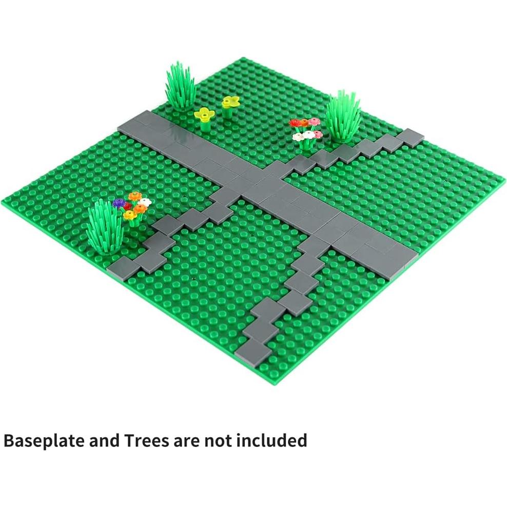 Azulejos de Construcción Feleph 2x2 Gris Azulado Oscuro 500 Piezas