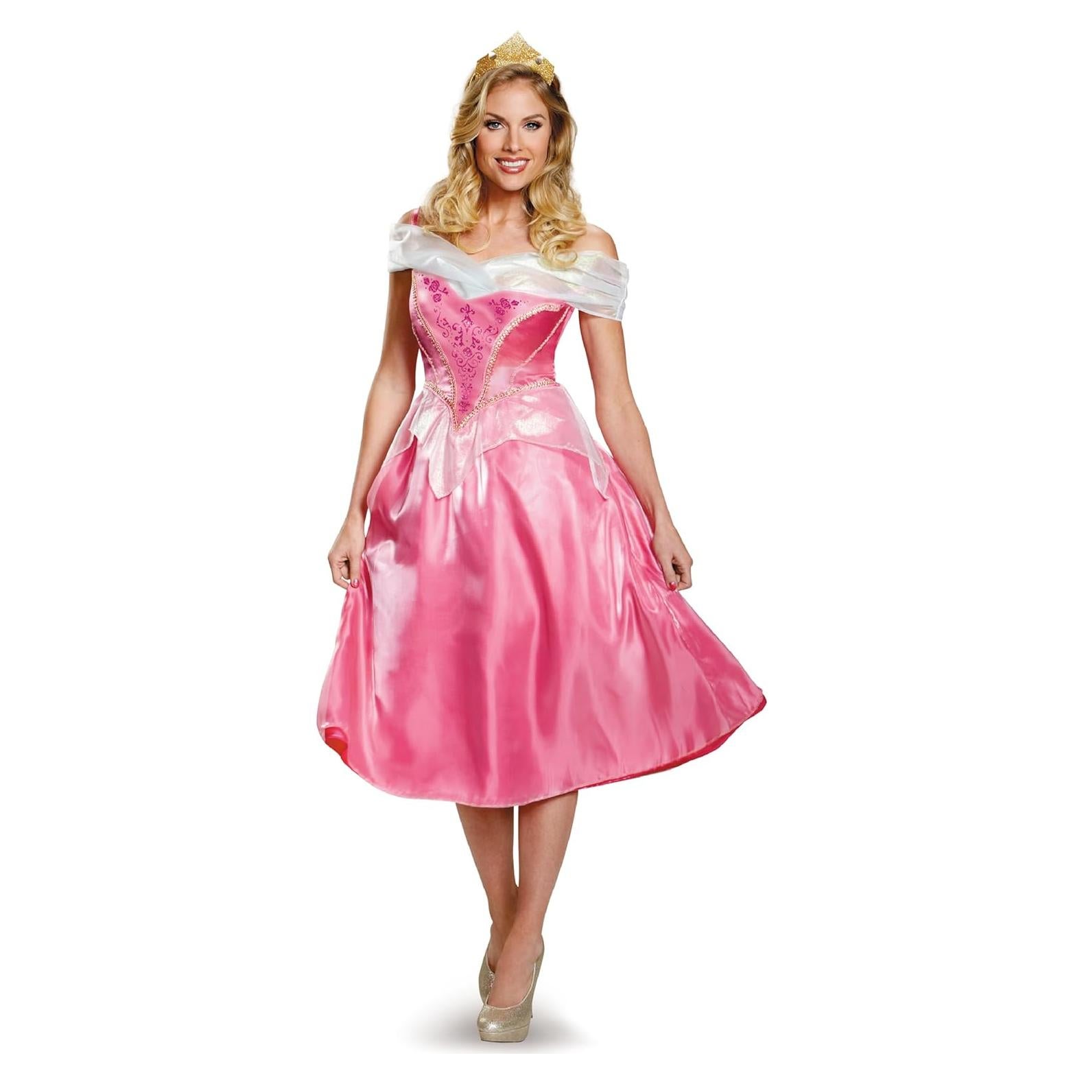 Disfraz de Princesa Aurora Deluxe Disney para Mujeres - Rosa