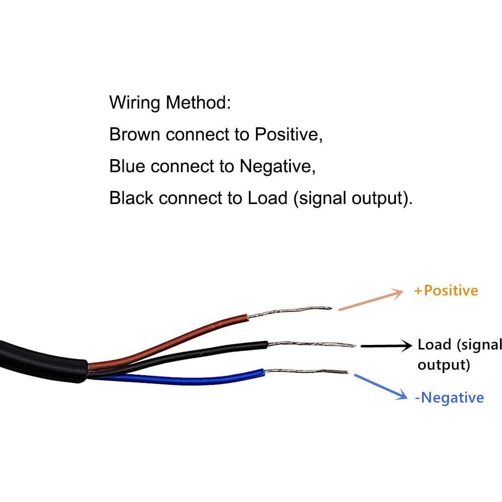 Sensor de Proximidad Inductivo Haldzemo M12 4mm NPN NC 2 Piezas