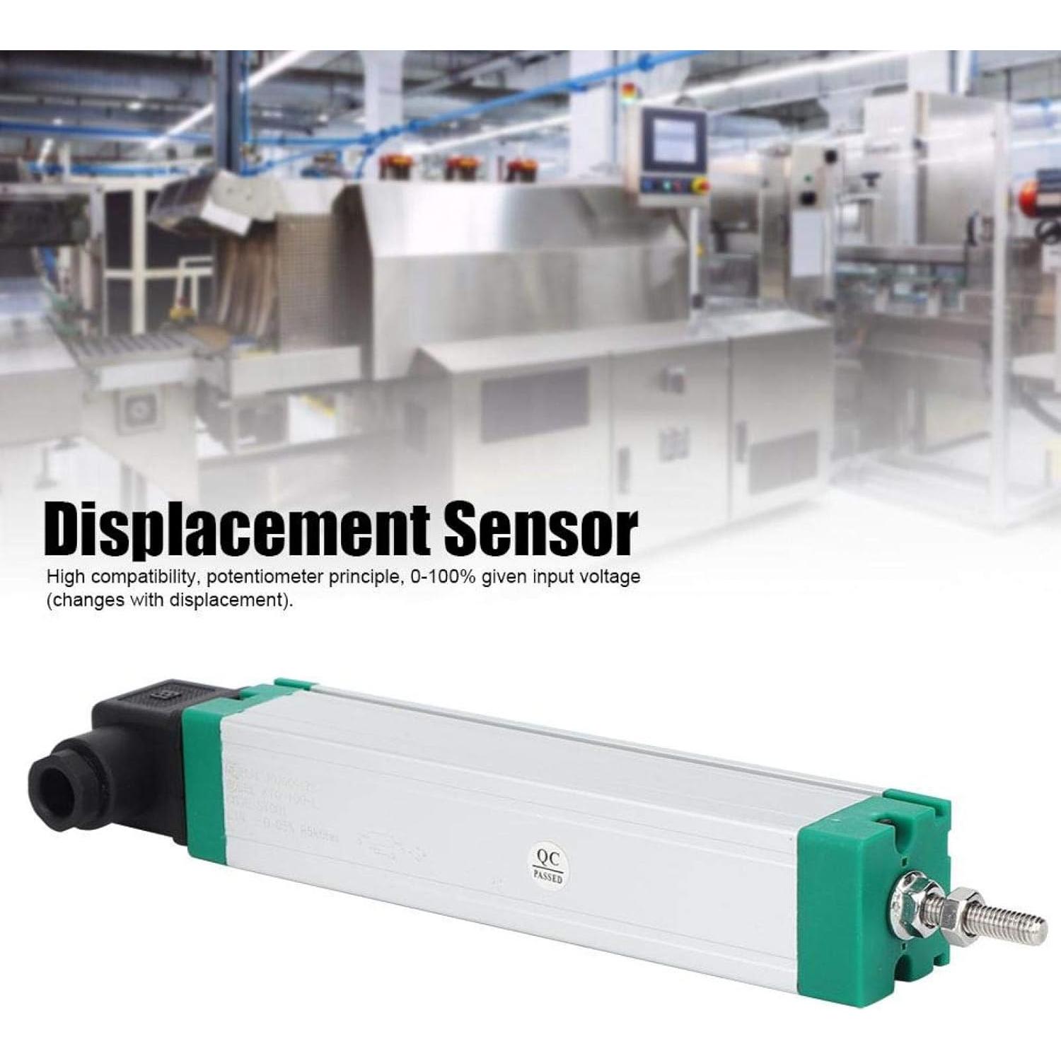 Sensor de Desplazamiento Fafeicy KTC-100 Acero Inoxidable IP67
