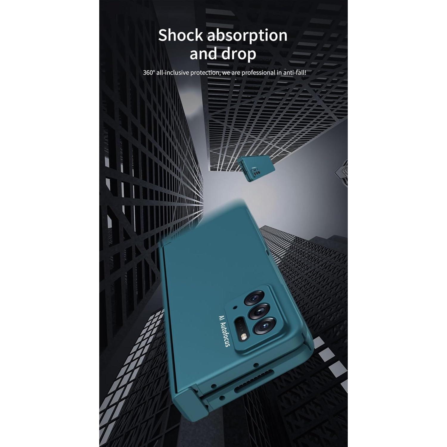 Funda de billetera Oppo Find N con protector de pantalla negro