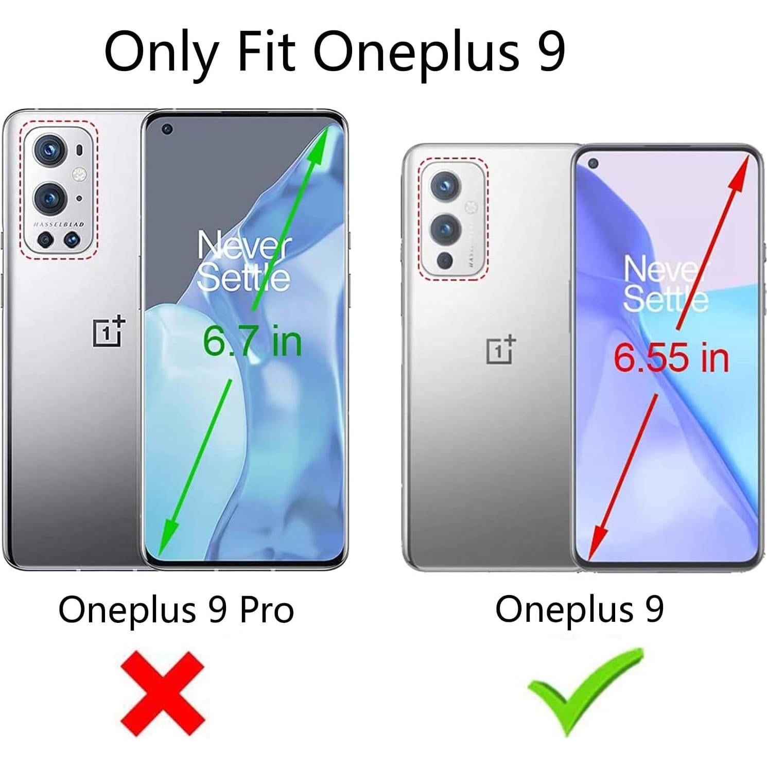 Funda Dionsibei Grado Militar para Oneplus 9 5G - Negro