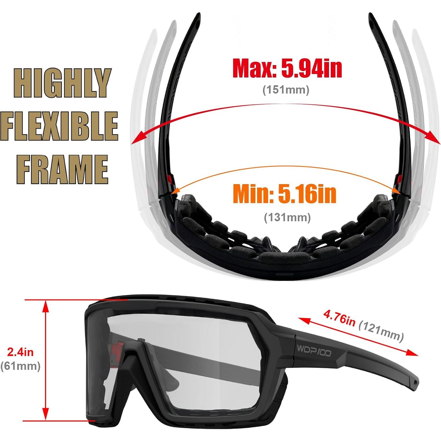 Gafas de sol WDP100 antiempañantes para motociclismo