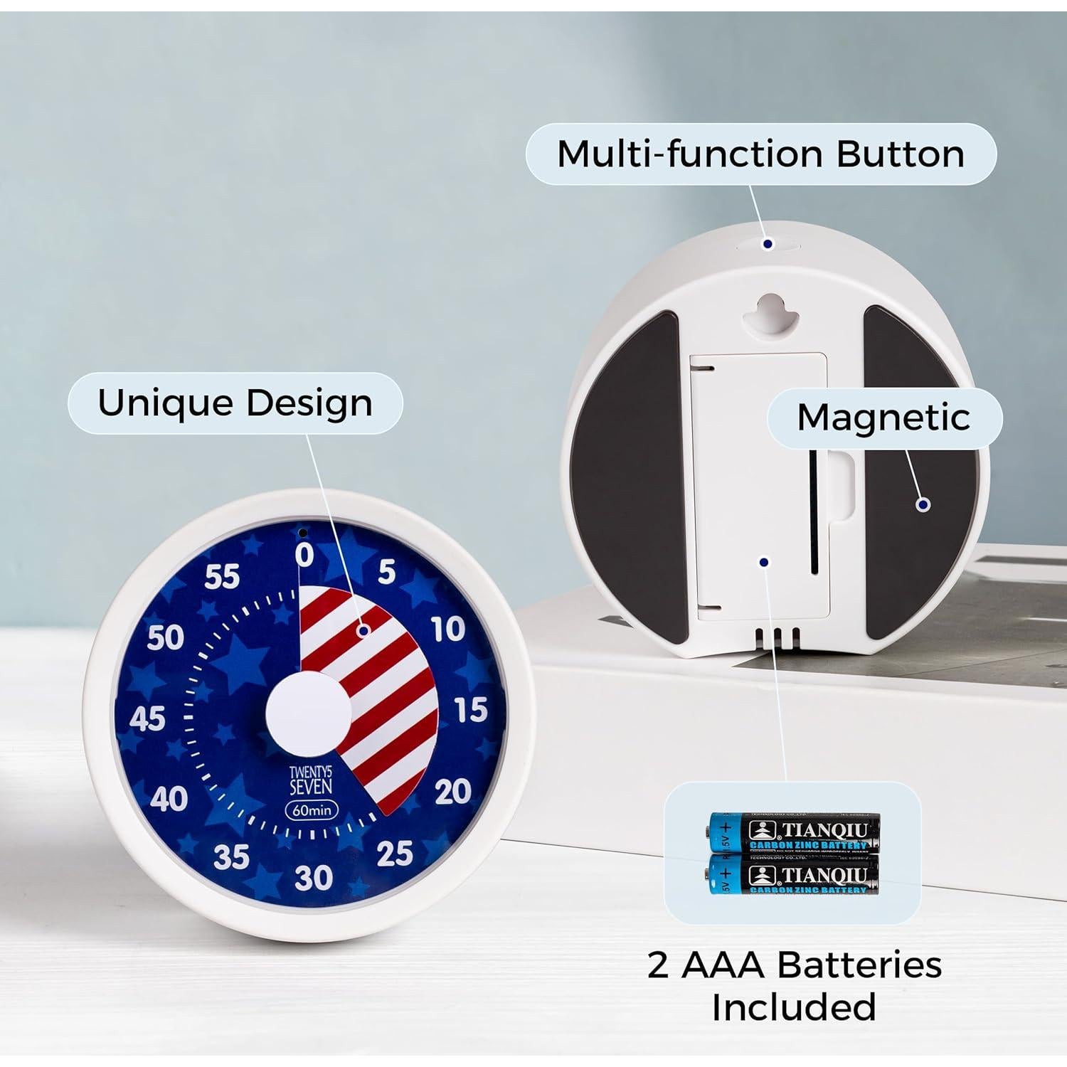 Temporizador Visual Silencioso TWENTY5 SEVEN 60 Minutos
