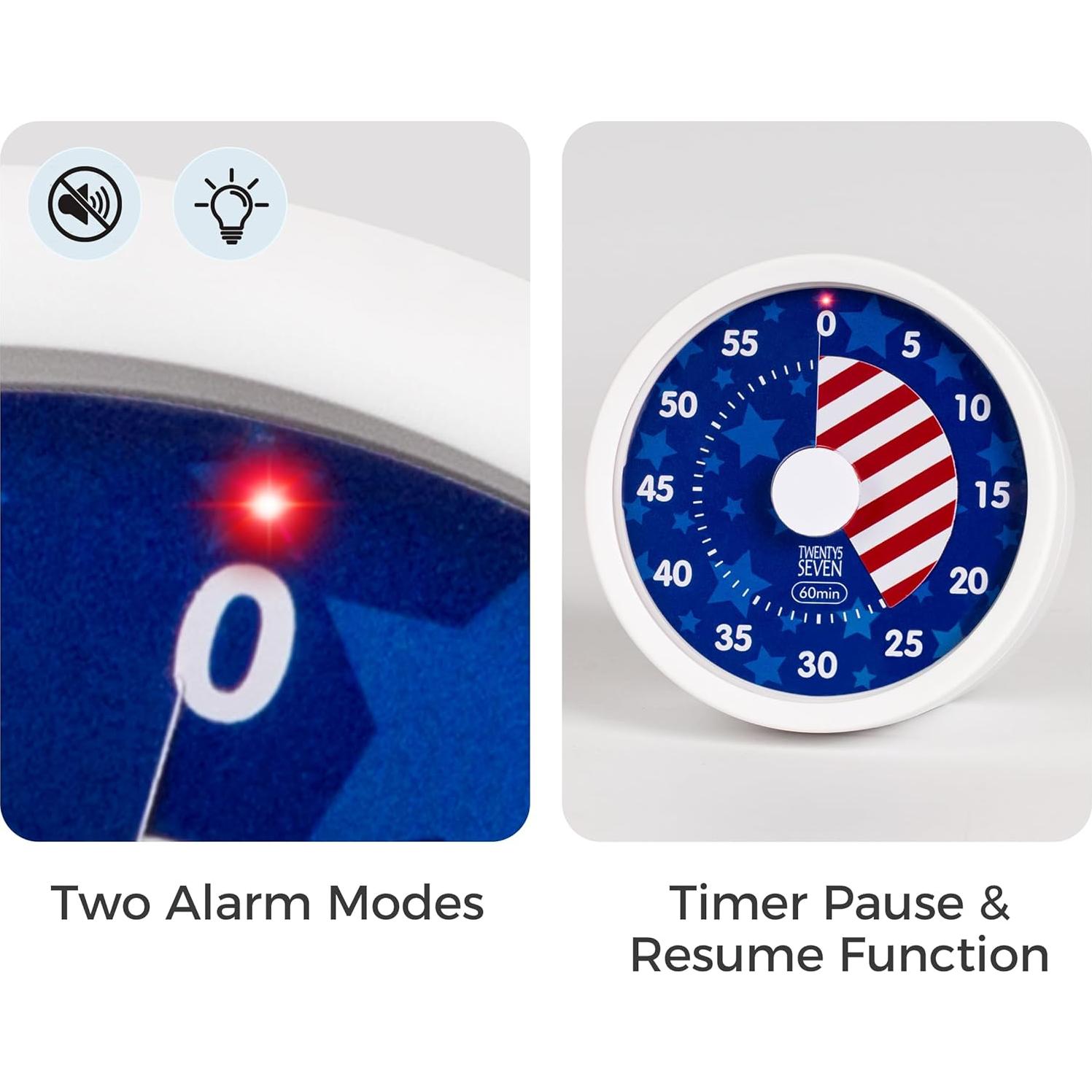 Temporizador Visual Silencioso TWENTY5 SEVEN 60 Minutos