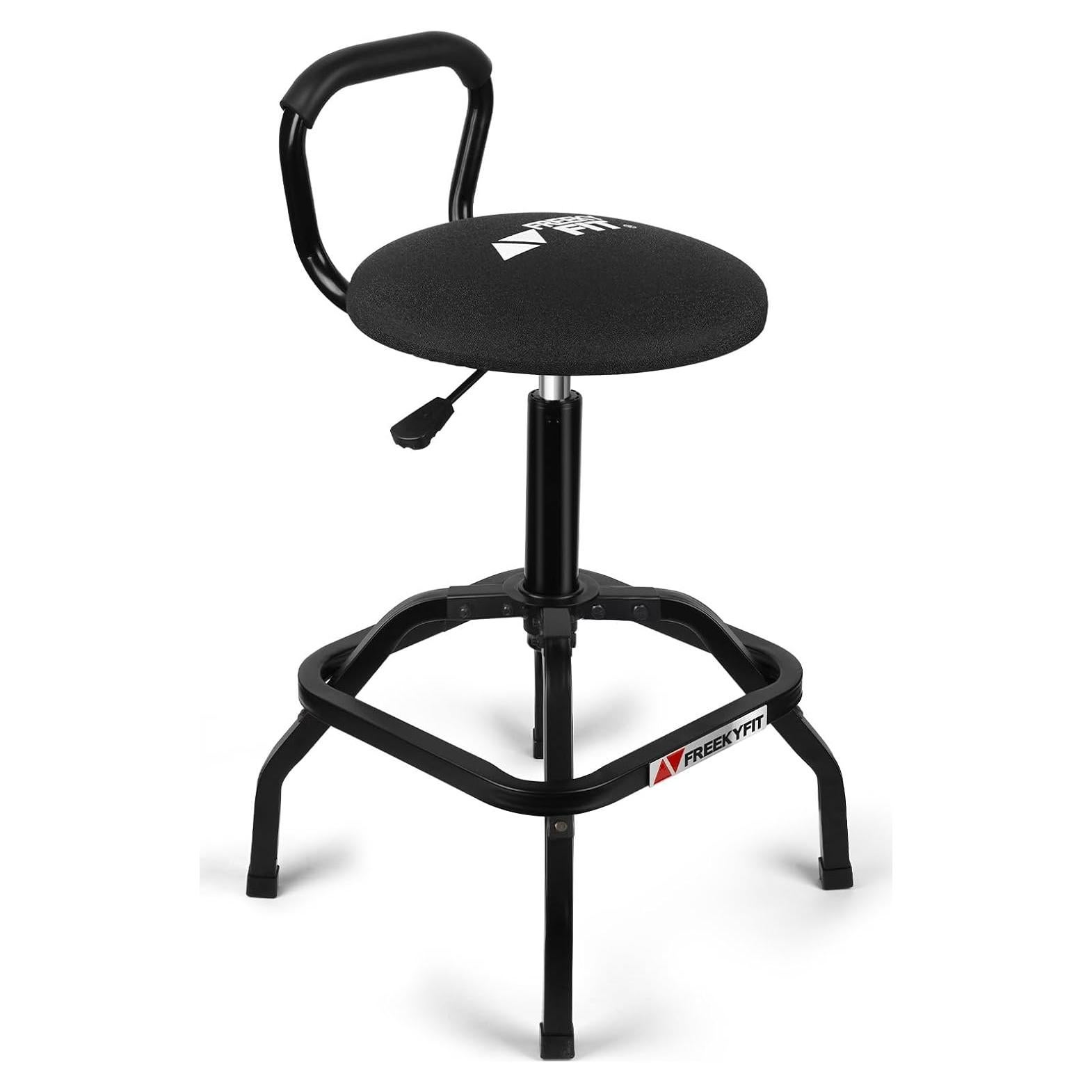 Taburete de Trabajo Mecánico Ajustable FreekyFit D03-B Negro