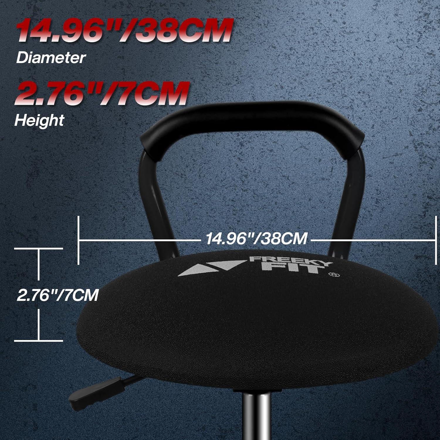 Taburete de Trabajo Mecánico Ajustable FreekyFit D03-B Negro