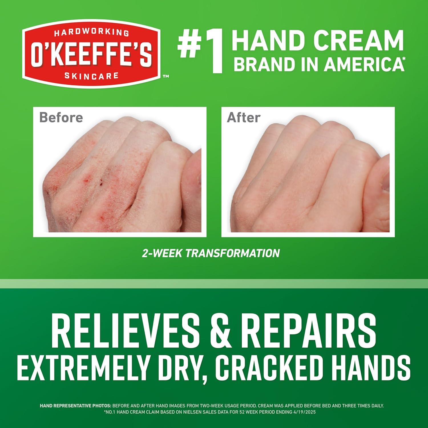 Crema de Manos O'Keeffe's Working Hands 85 g - Hidratante Reparador