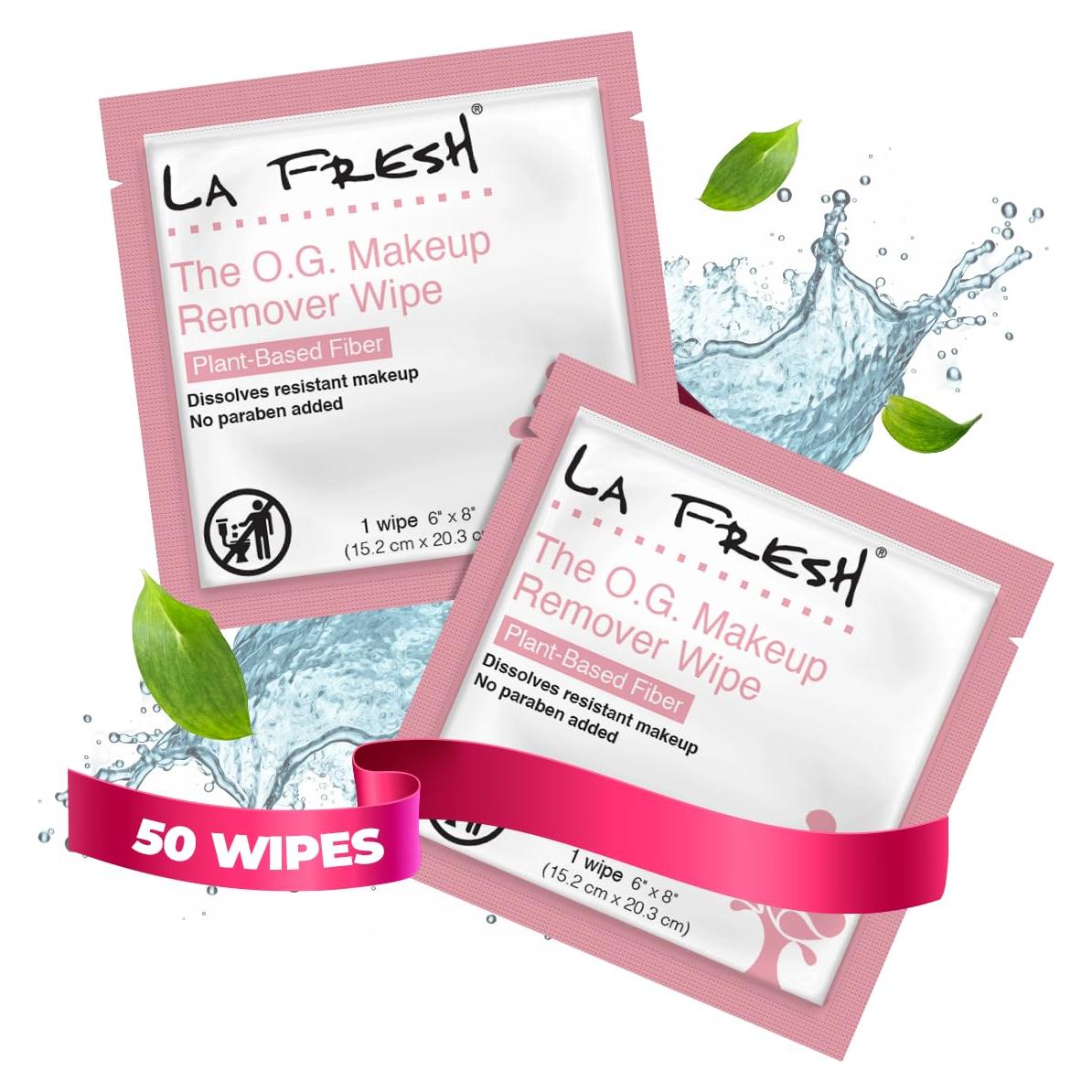 Toallitas Desmaquillantes Faciales La Fresh 50 Unidades Hidratantes