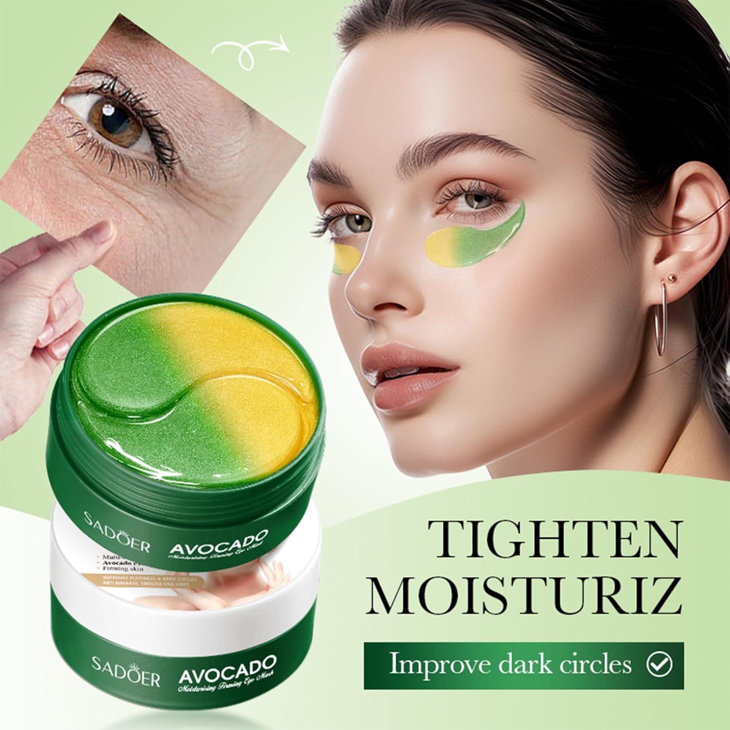 Parche para Ojos Hidratante InfiniteRelax - 60 Pcs Aguacate