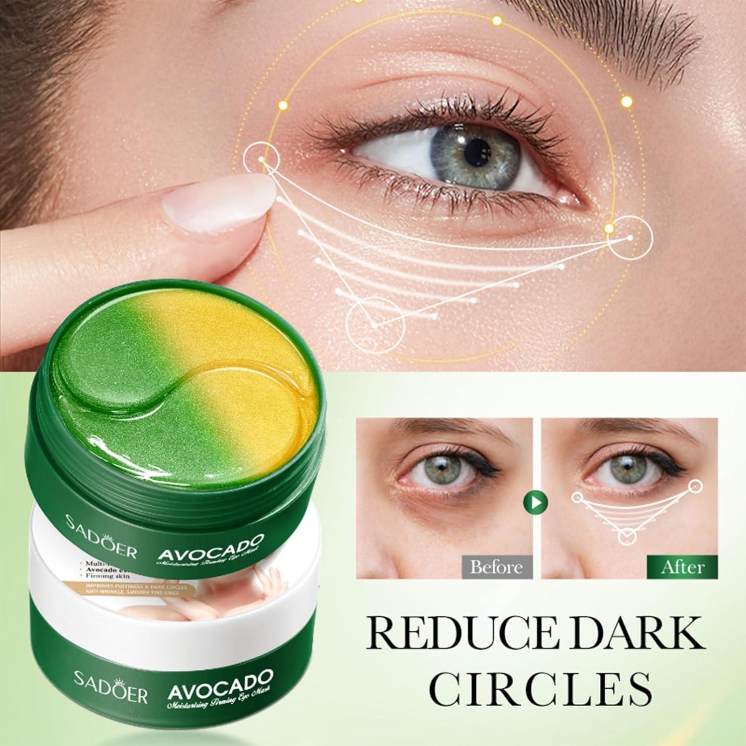 Parche para Ojos Hidratante InfiniteRelax - 60 Pcs Aguacate