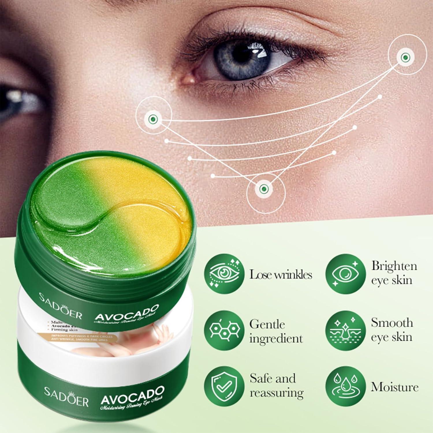 Parche para Ojos Hidratante InfiniteRelax - 60 Pcs Aguacate