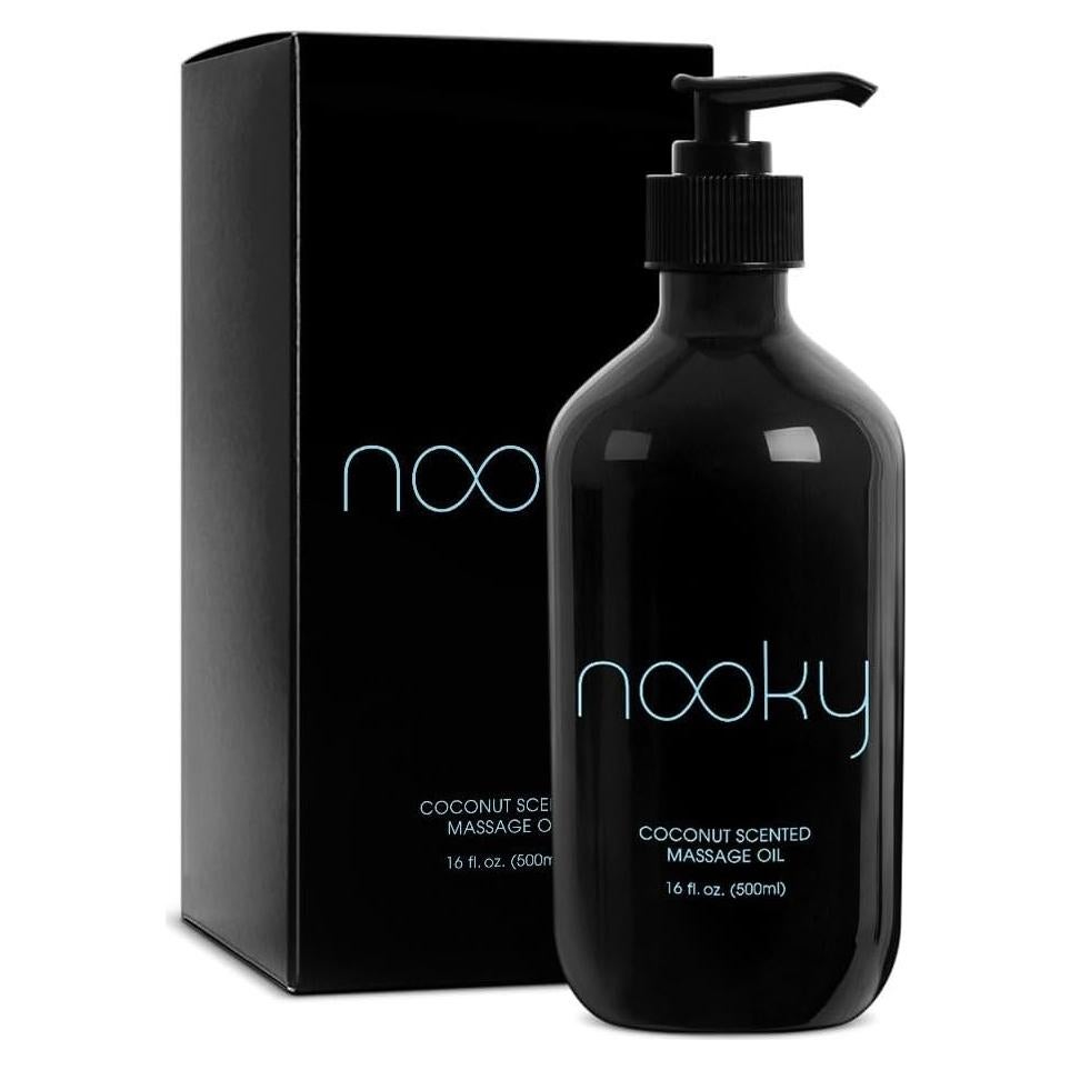Aceite de Masaje Nooky Coco 473ml - Hidratante y Aromático
