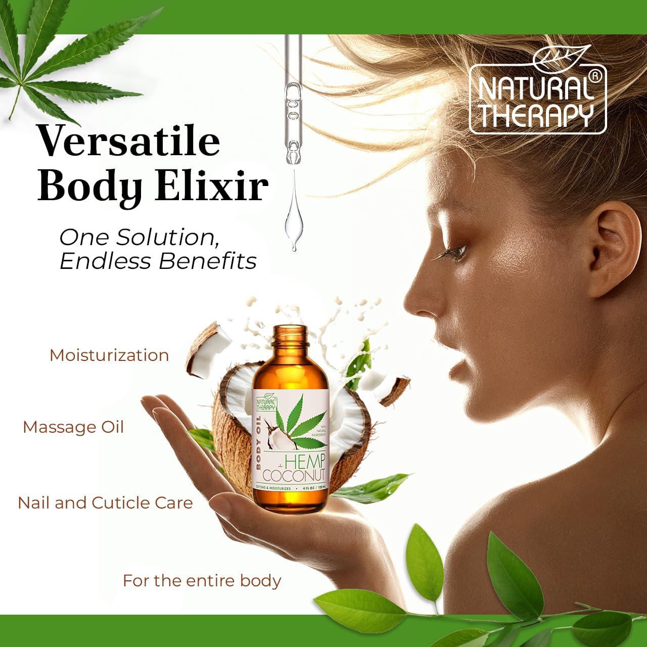 Aceite Corporal Hidratante Crystalline 118 ml - Cáñamo y Coco