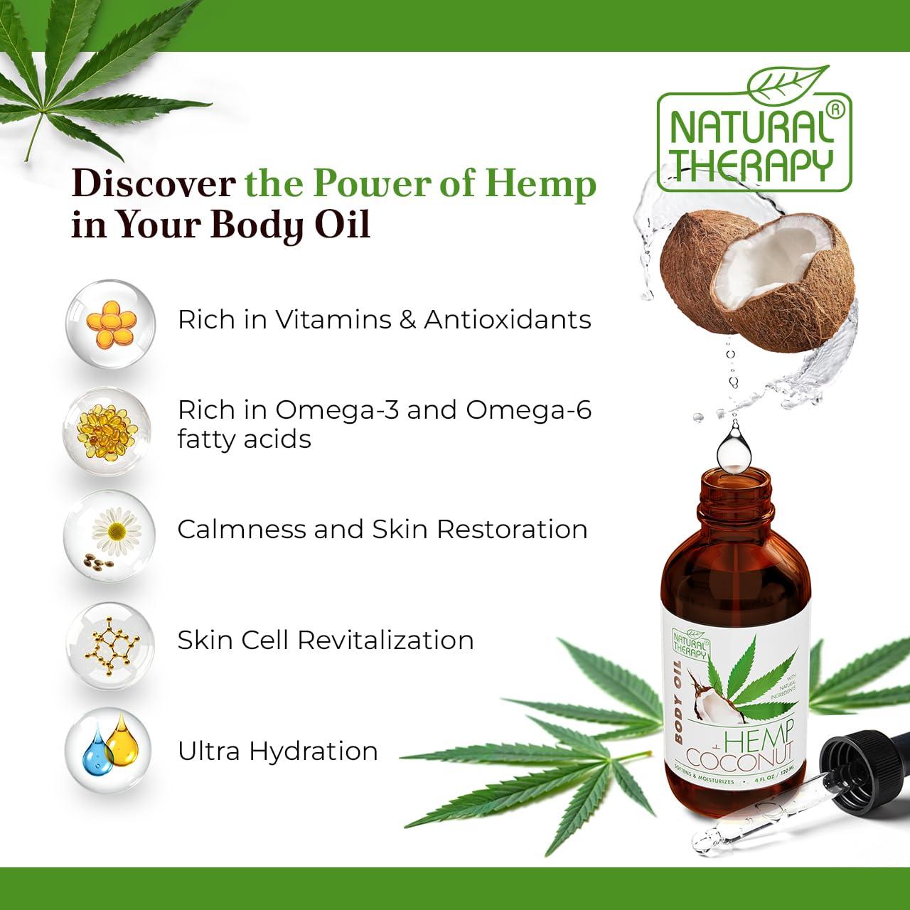 Aceite Corporal Hidratante Crystalline 118 ml - Cáñamo y Coco