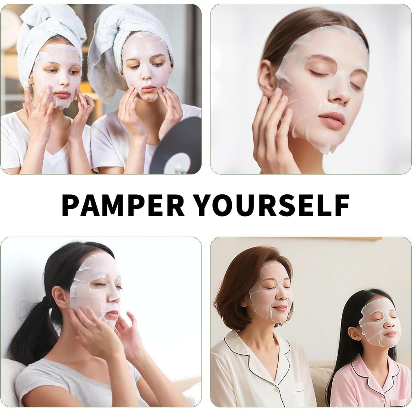 Conjunto de 12 Máscaras Faciales Hidratantes YTRAJU