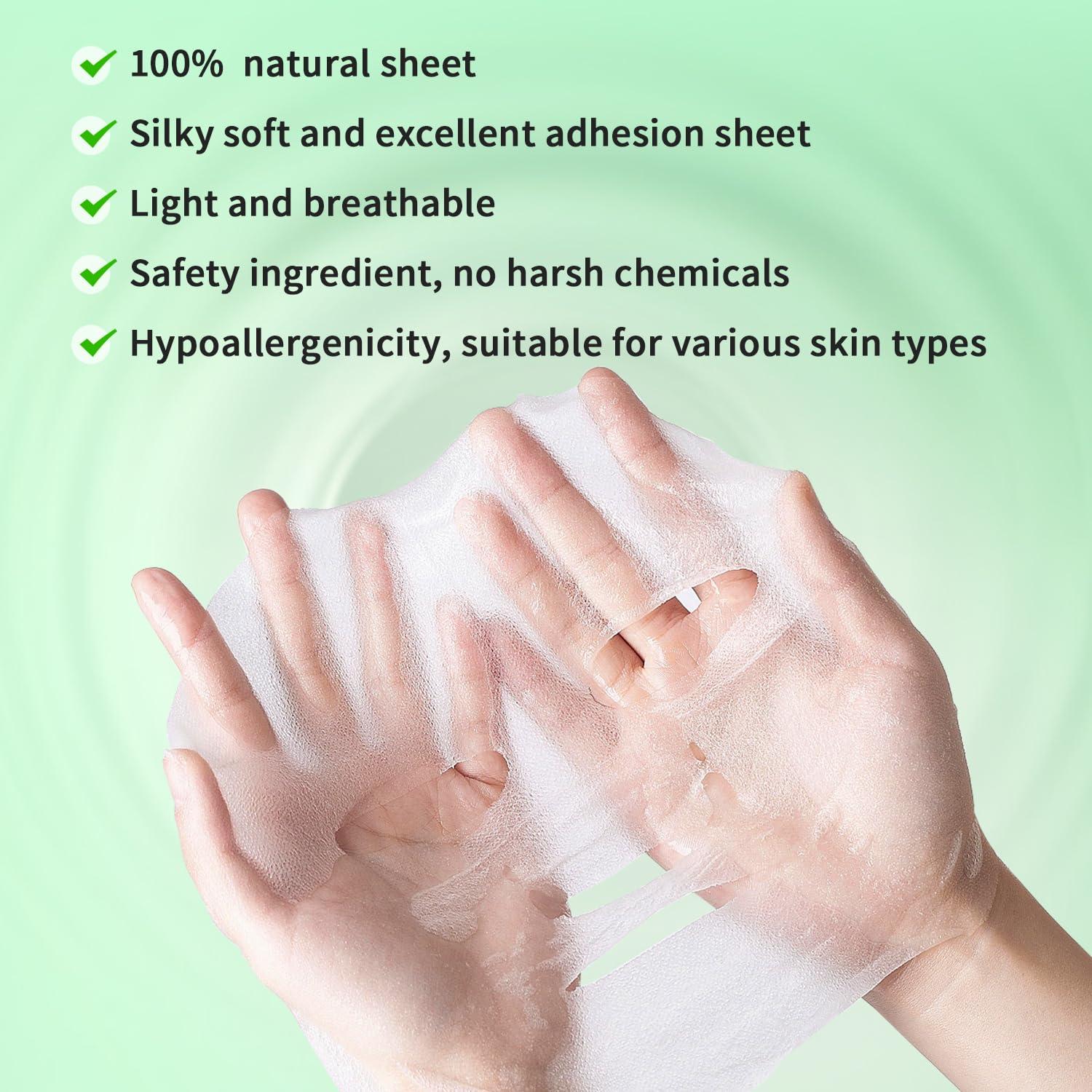 Conjunto de 12 Máscaras Faciales Hidratantes YTRAJU