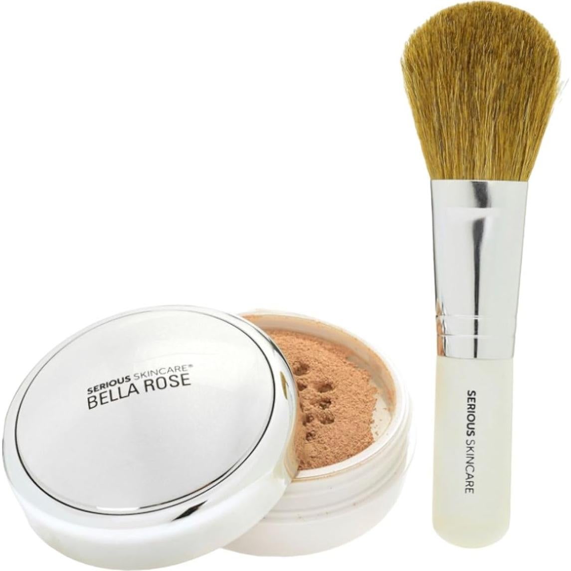 Maquillaje Mineral Suelto Serious Skincare Bella Rose SPF 15 - Oscuro 14.17 g