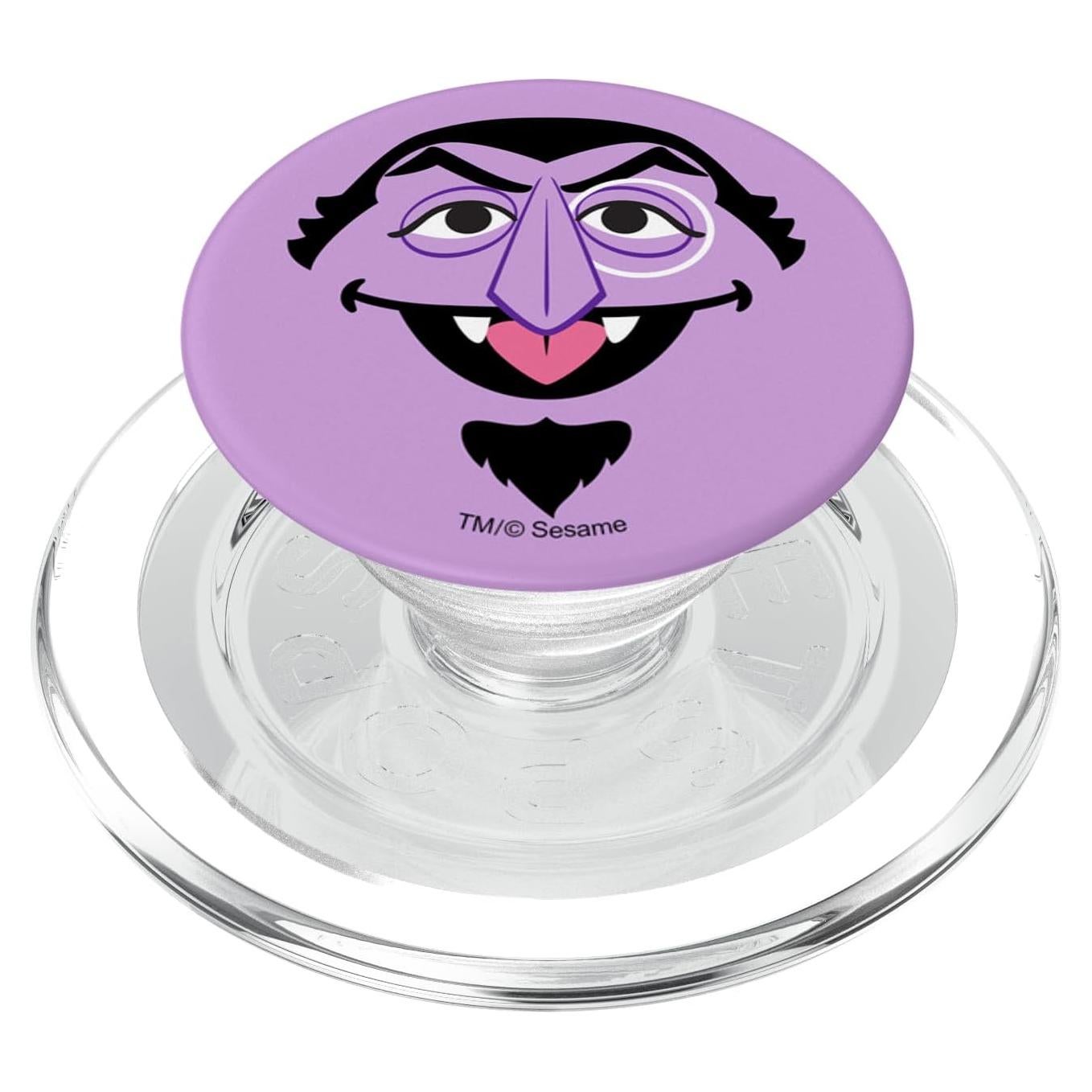 PopSockets MagSafe PopGrip Cara del Conde Plaza Sésamo