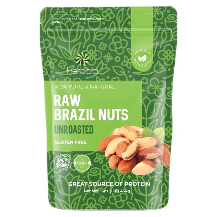 Nueces de Brasil Crudas 453g Premium Sin Sal - Saludables
