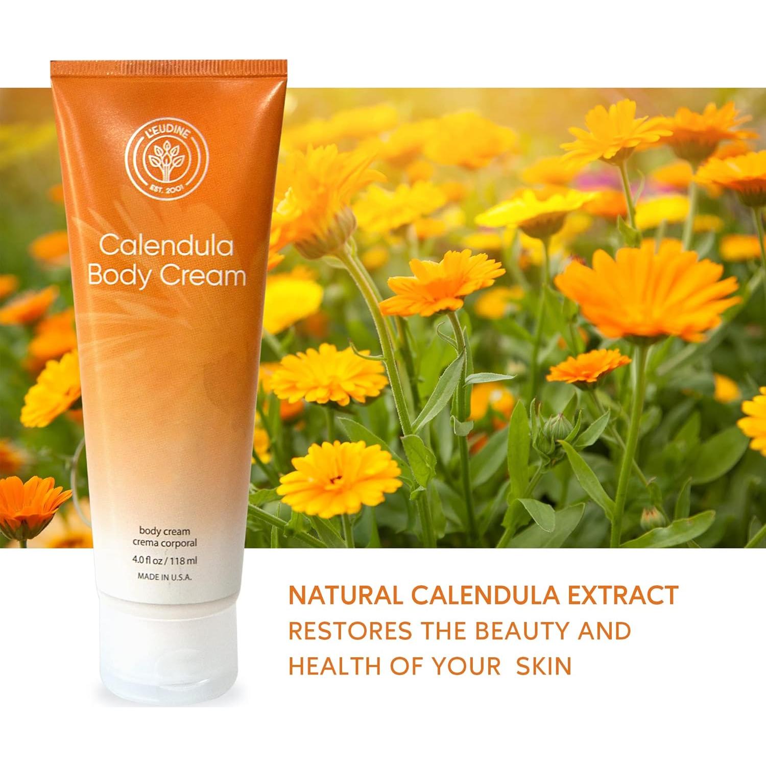 Crema Corporal de Caléndula L’EUDINE 118 ml - Hidratante y Calmante