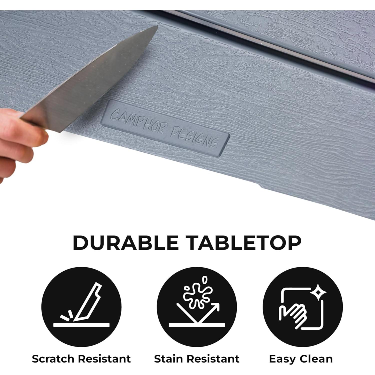 Mesa Plegable Camphor 114.9 cm para Camping y Picnic